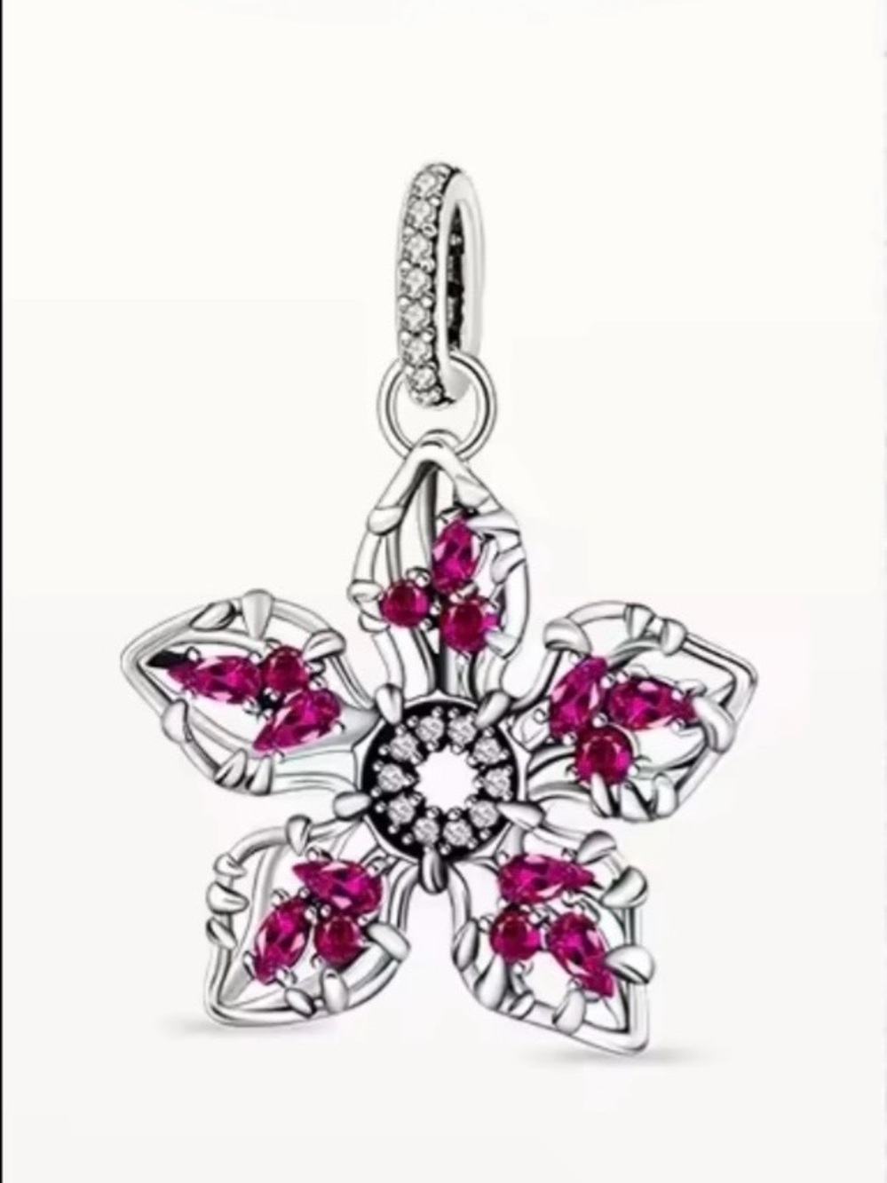 New Sterling Silver Demogorgon Large Dangle Charm